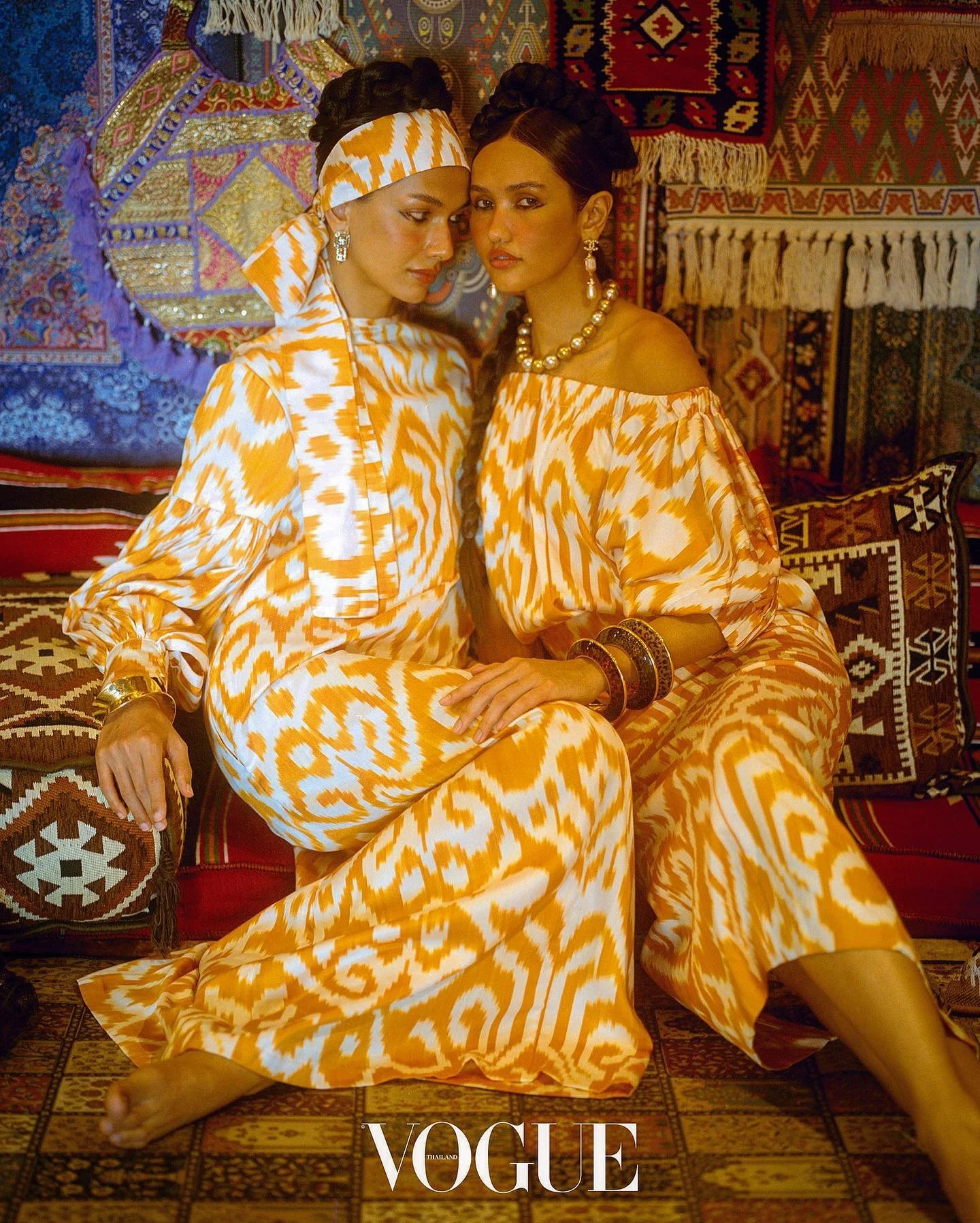 Vogue Thailand August 2022 Presents 'Arabesque' Lensed by Wasan